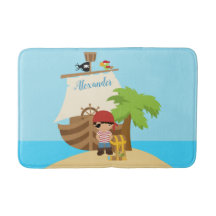 Nombre Personalizado De Cuate Pirate Boy Y Un Gran