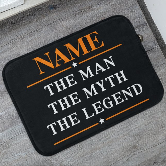 Alfombrilla De Baño Nombre Personalizado El Hombre El Mito La Leyenda (Subido por el creador)
