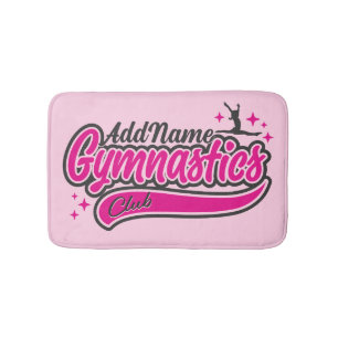 Alfombrilla De Baño NOMBRE personalizado Gimnasia de salto dividido de