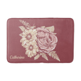 Alfombrilla De Baño Nombre personalizado Matas de baño de Ilustracion 