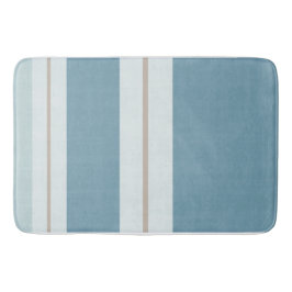 Alfombrilla De Baño Nordic Blue Horizon Stripe