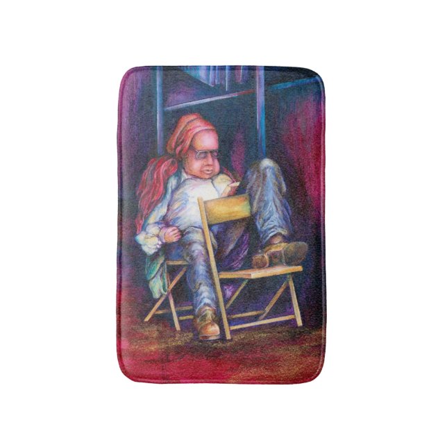 Alfombrilla De Baño Norman prefiere empatar en su sueño (Frente vertical)