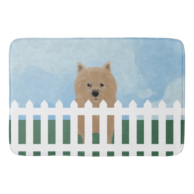 Alfombrilla De Baño Norwich Terrier Bath Mat (Anverso)