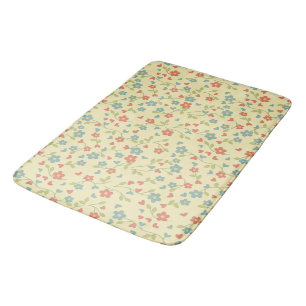 Alfombrilla De Baño Nostálgicas Florals Bath Mat 3 tamaños