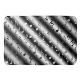 Alfombrilla De Baño nota, música, metalizado, partitura, música, clef,