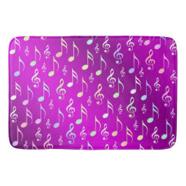 Alfombrilla De Baño nota, música, metalizado, partitura, música, clef,