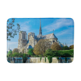 Alfombrilla De Baño Notre Dame de París en Francia