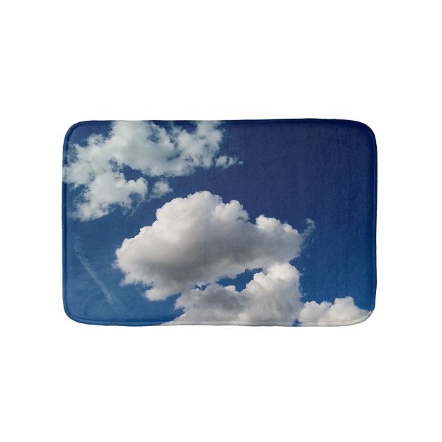 Alfombrilla De Baño Nubes blandas grandes (Anverso)