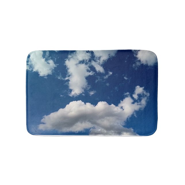 Alfombrilla De Baño Nubes blandas largas (Anverso)