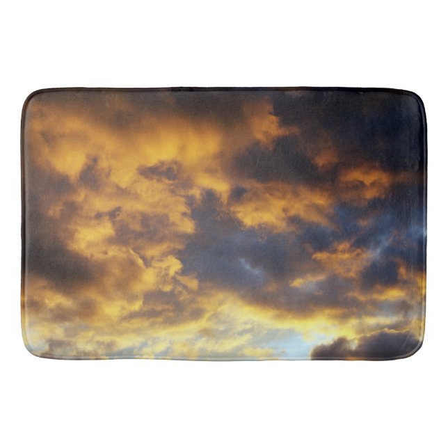 Alfombrilla De Baño Nubes de atardecer (Anverso)