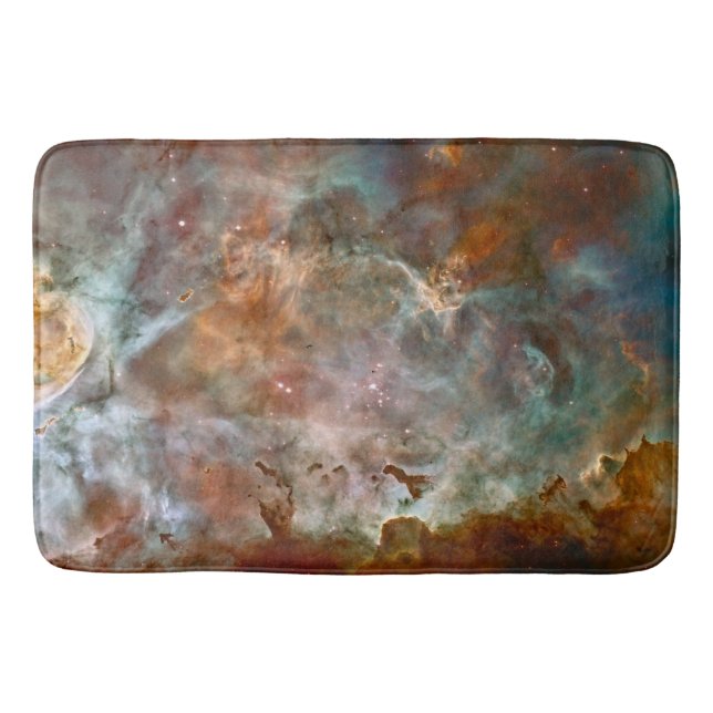 Alfombrilla De Baño Nubes oscuras de Carina Nebula Hubble Space (Anverso)