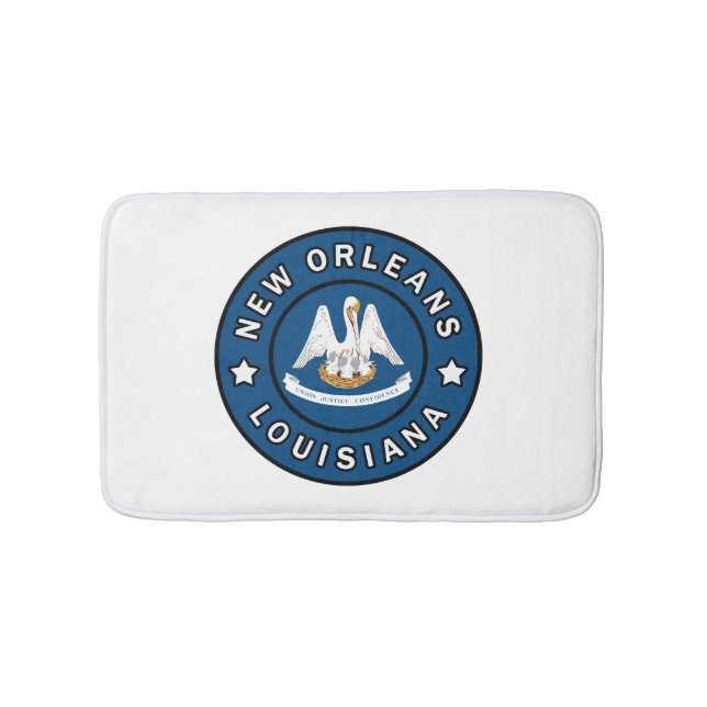 Alfombrilla De Baño Nueva Orleans Louisiana (Anverso)