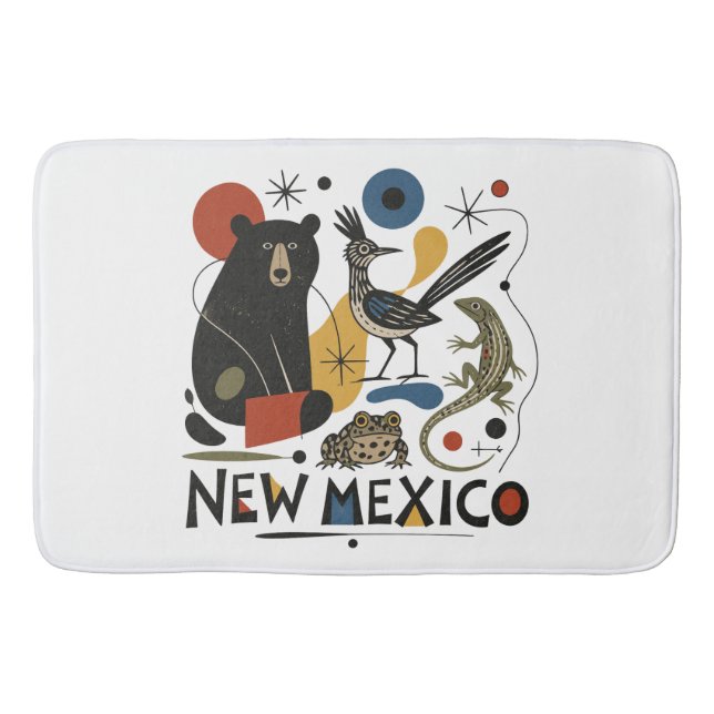Alfombrilla De Baño Nuevo México Espíritu del Sudoeste (Anverso)