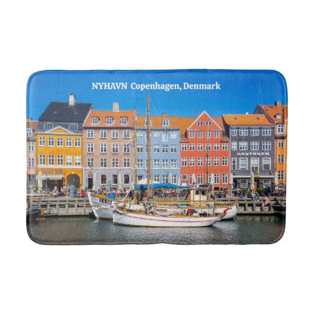 Alfombrilla De Baño Nyhavn Copenhagen Dinamarca (Anverso)