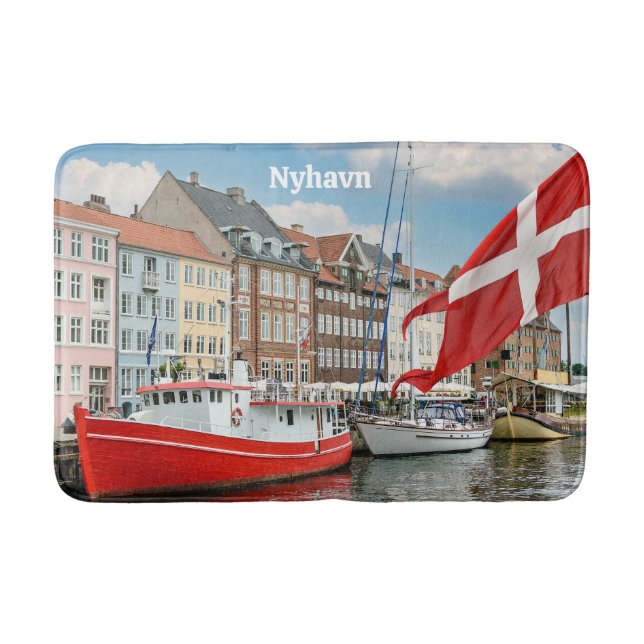 Alfombrilla De Baño Nyhavn Copenhagen Dinamarca (Anverso)
