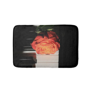 Alfombrilla De Baño Obra de arte de piano asombrosa