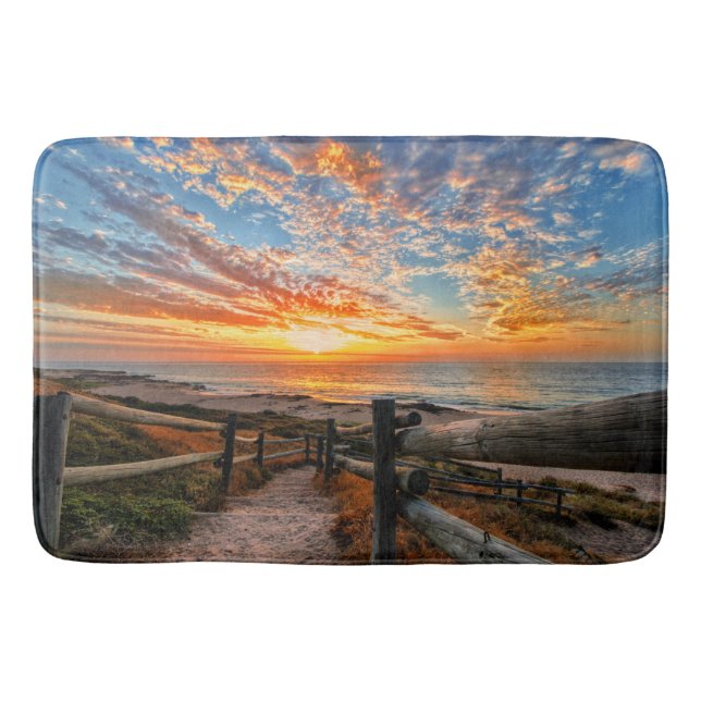 Alfombrilla De Baño Ocean Beach View Tropical Sunset Paradise Dream (Anverso)