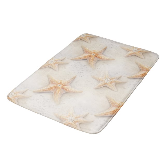 Alfombrilla De Baño Ocean Cream Peach Beach Starfish (Angular)