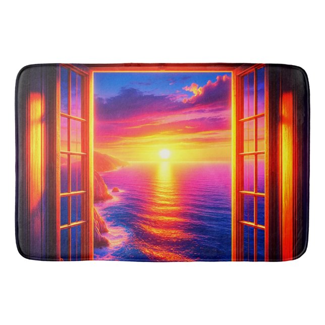 Alfombrilla De Baño Ocean Sunset (Anverso)