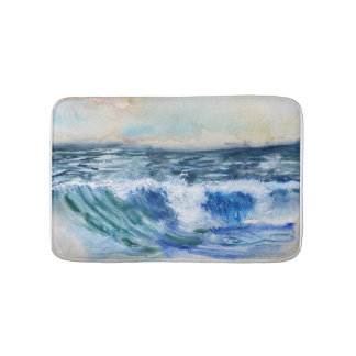 Alfombrilla De Baño Ocean waves Bath Matt