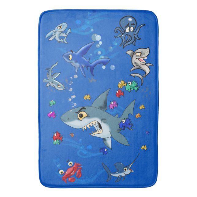 Alfombrilla De Baño Océano personalizado (Frente vertical)
