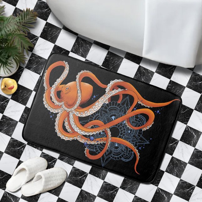 Alfombrilla De Baño Octopus Henna (Subido por el creador)