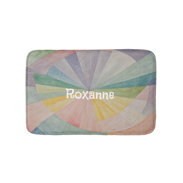 Alfombrilla De Baño Odyssey de color Pastel Personalizado (Anverso)