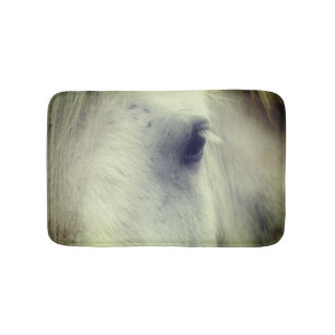 Alfombrilla De Baño Ojo blanco de percheron
