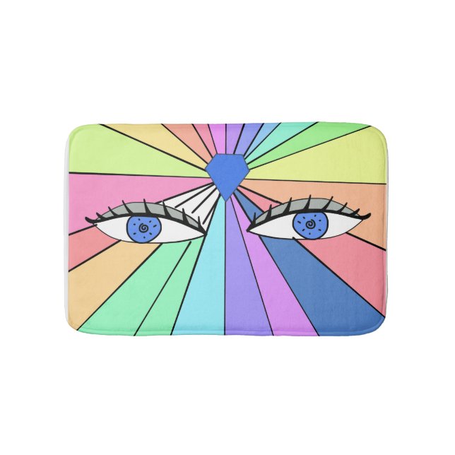 Alfombrilla De Baño ojos (Anverso)