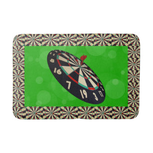 Alfombrilla De Baño Ojos De Toros En El Tablero,