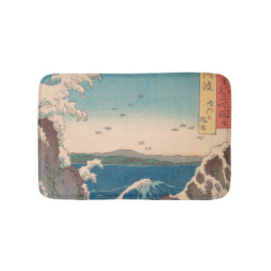Alfombrilla De Baño Olas japonesas de arte de Naruto Whirlpool
