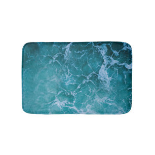Alfombrilla De Baño Olas profundas del océano azul