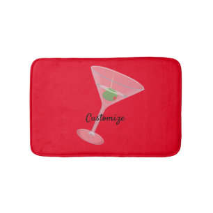 Alfombrilla De Baño Oliva sucia Martini Thunder_Cove