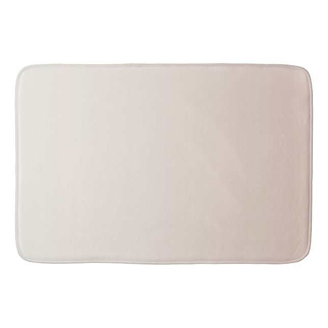 Alfombrilla De Baño Ombre Blanco De Peach (Anverso)