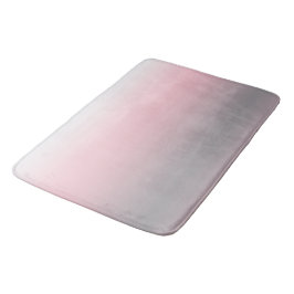 Alfombrilla De Baño Ombre blanco rosado gris