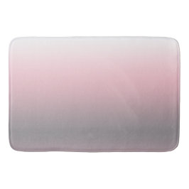 Alfombrilla De Baño Ombre blanco rosado gris