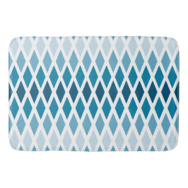 Alfombrilla De Baño Ombre de diamante azul