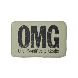 Alfombrilla De Baño OMG: Un magnífico portero (hockey)