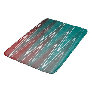 Alfombrilla De Baño Ondas blancas