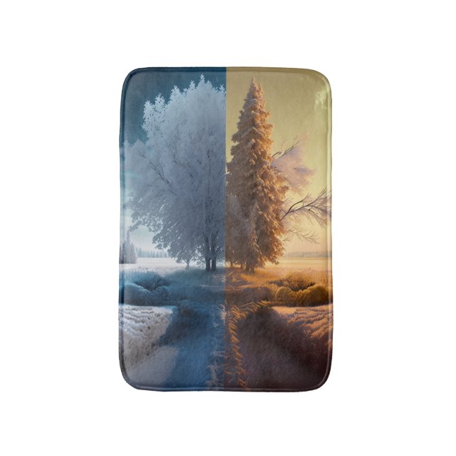 Alfombrilla De Baño One day in winter (Frente vertical)
