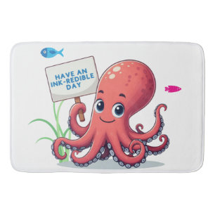 Alfombrilla De Baño Opulpo personalizado con pescado