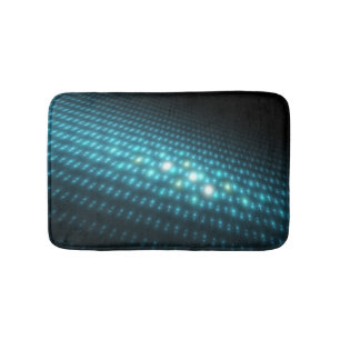 Alfombrilla De Baño Orbes azules 3D