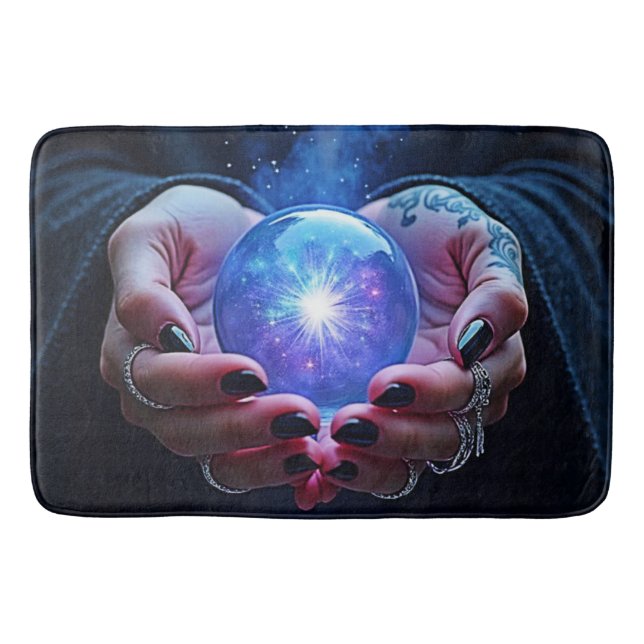 Alfombrilla De Baño Orbo místico del destino (Anverso)