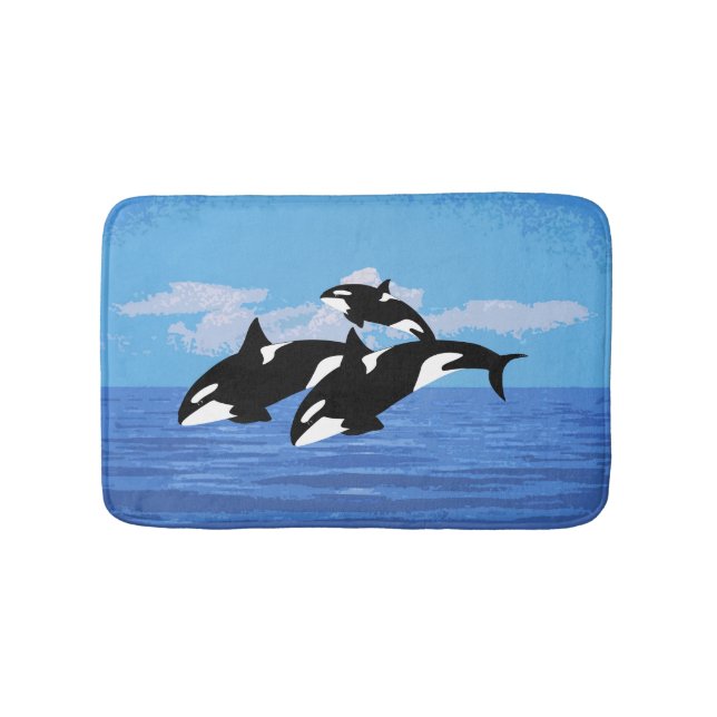 Alfombrilla De Baño Orcas Bathmat (Anverso)