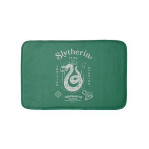 Alfombrilla De Baño ORGULLO DE SLYTHERIN Ambición Astucia Emblema