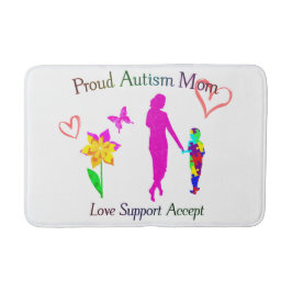 Alfombrilla De Baño Orgullosa madre del autismo