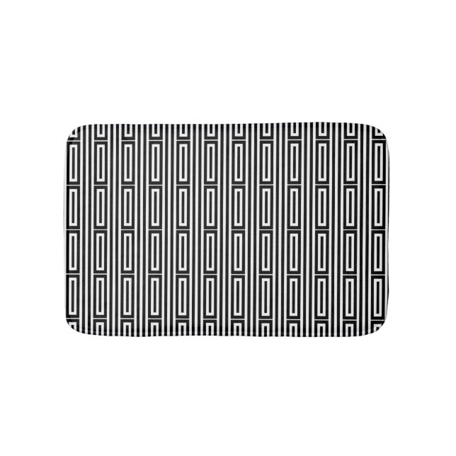 Alfombrilla De Baño Origen étnico abstracto (Anverso)