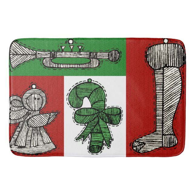 Alfombrilla De Baño Ornamentos de época (Anverso)