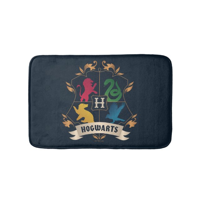 Alfombrilla De Baño Ornate HOGWARTS™ House Escudo (Anverso)