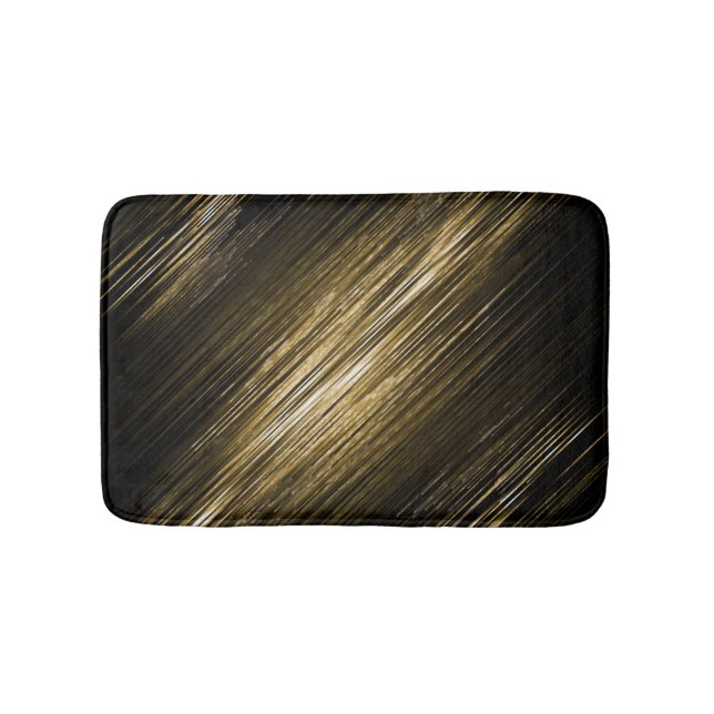Alfombrilla De Baño oro y negro (Anverso)